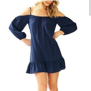 Lilly Pulitzer Candice Women’s Silk Open Shoulder Dress